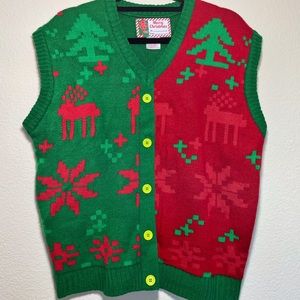 MEN’S Christmas Vest Holiday Sweater XXL